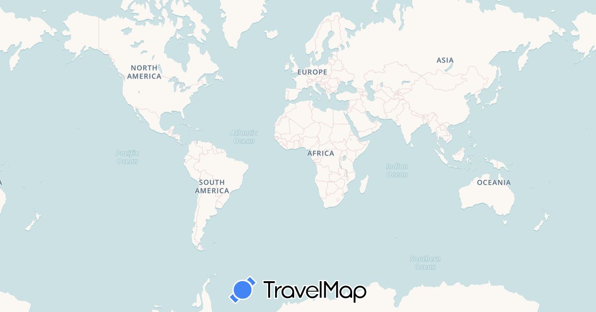 TravelMap itinerary: driving in Albania, Austria, Bosnia and Herzegovina, Belgium, Switzerland, Czech Republic, Germany, France, Greece, Croatia, Hungary, Italy, Morocco, Malta, Netherlands, Portugal, Sweden, Slovenia, Slovakia, Turkey, United States (Africa, Asia, Europe, North America)